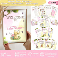 Winnie Baby Shower Decorations Girl