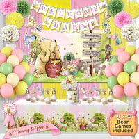 Pink Winnie Baby Shower Decorations