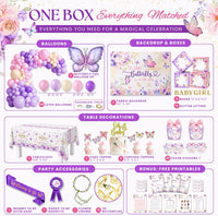 Butterfly Baby Shower Decorations for Girl