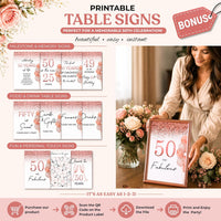 50th Birthday Decorations for Women