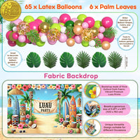 Luau Party Decorations Set – Hawaiian Birthday Party Decor