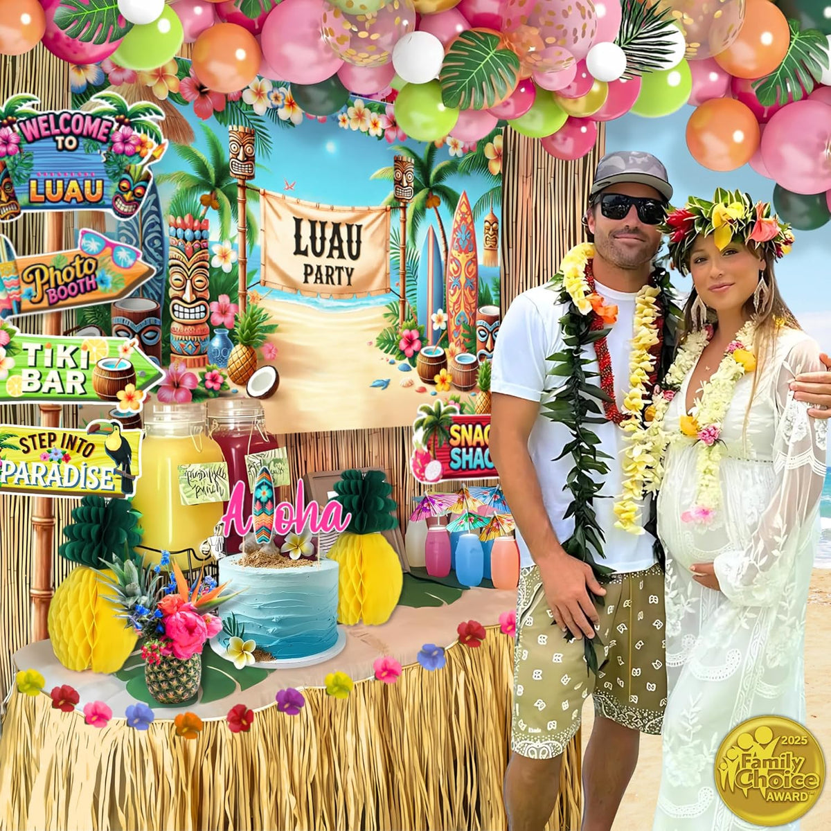 Luau Party Decorations Set – Hawaiian Birthday Party Decor