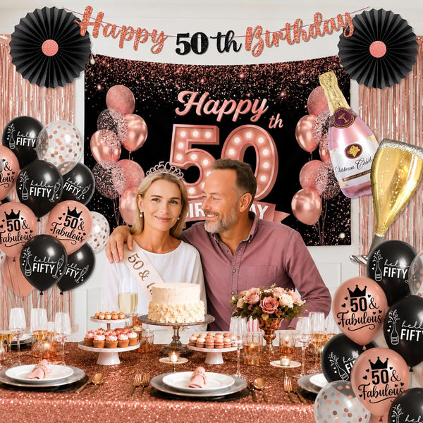50th Birthday Decorations for Women