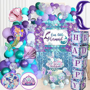 Little Mermaid Birthday Decorations Kit.