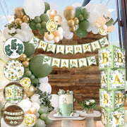 Sage Green Baby Shower Decorations, Gender Neutral