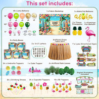 Luau Party Decorations Set – Hawaiian Birthday Party Decor