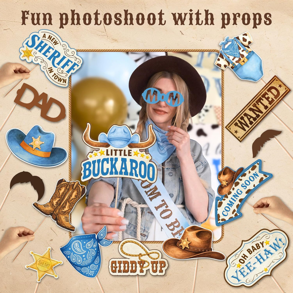 Cowboy Baby Shower Decorations for Boy