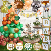Baby Shower Balloon Garland &  BABY Boxes | Woodland Theme.