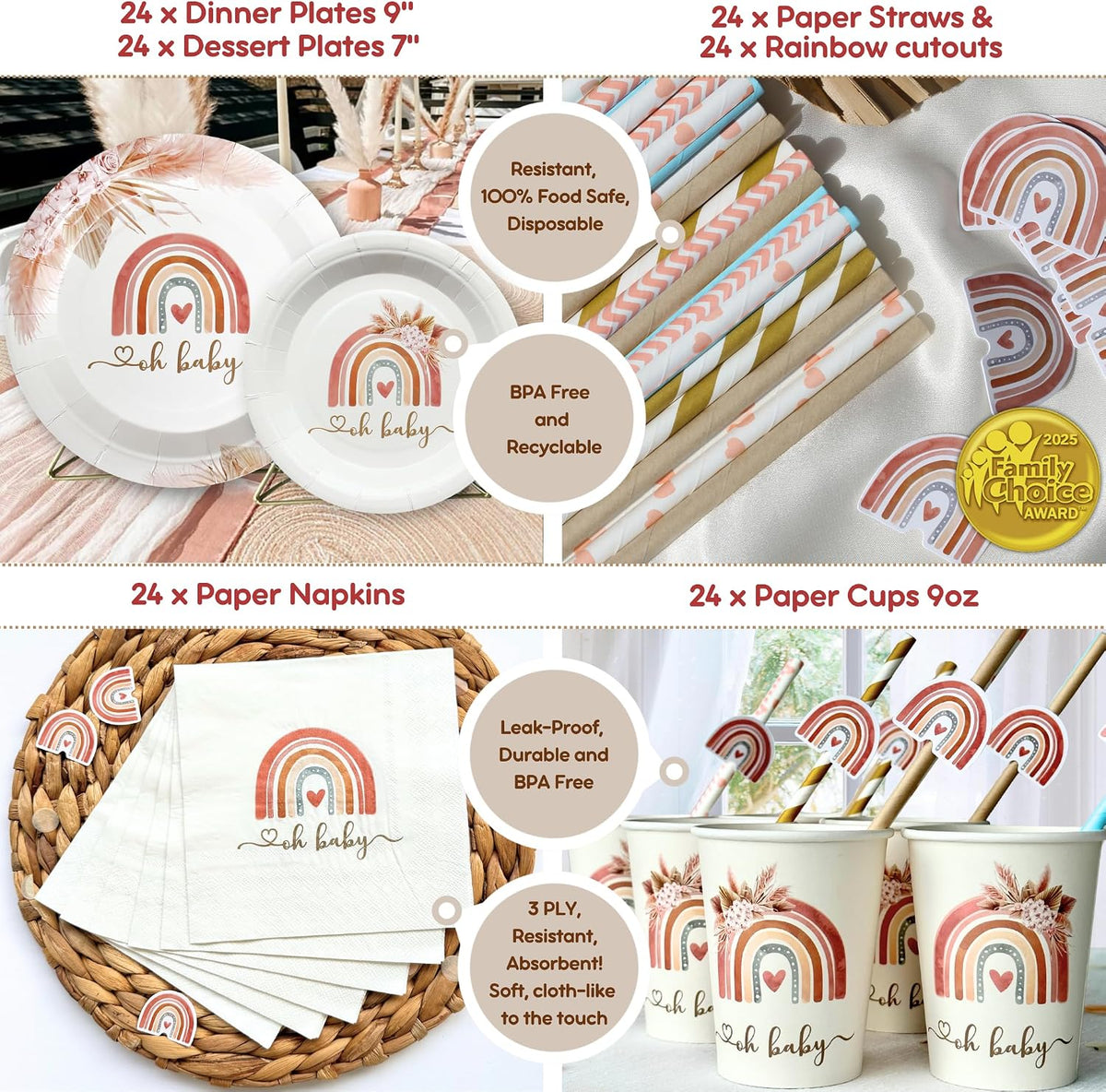 Boho Baby Shower Decorations for Girl