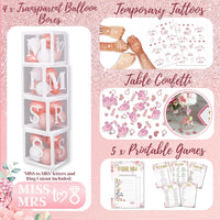 NEW Rose Gold Bridal Shower Decorations
