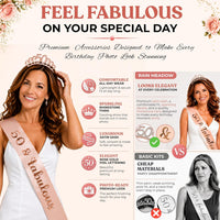 50th Birthday Decorations for Women