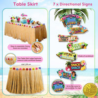 Luau Party Decorations Set – Hawaiian Birthday Party Decor