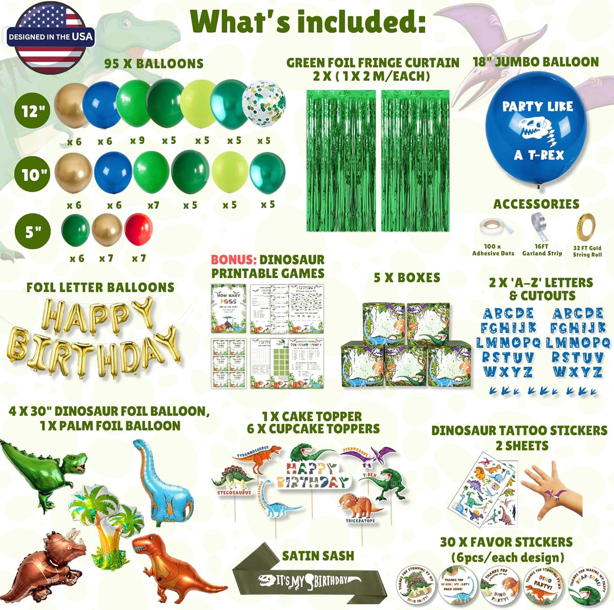 Dinosaur Birthday Decorations