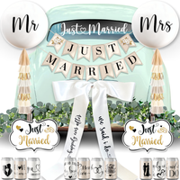 Just Married Car Decorations Kit