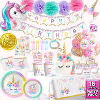 Unicorn Birthday Decorations Set for Girls