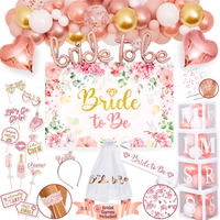 NEW Rose Gold Bridal Shower Decorations