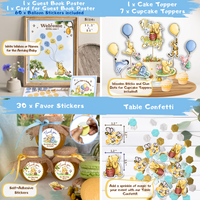 Winnie the Pooh Baby Shower Decorations Kit, All-in-1 Party Pack