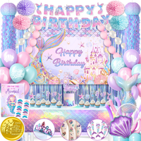 Mermaid Birthday Decorations for Girls