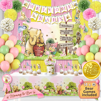 Pink Winnie Baby Shower Decorations