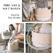 Cotton Rope Basket/ Beige Color/ XL.